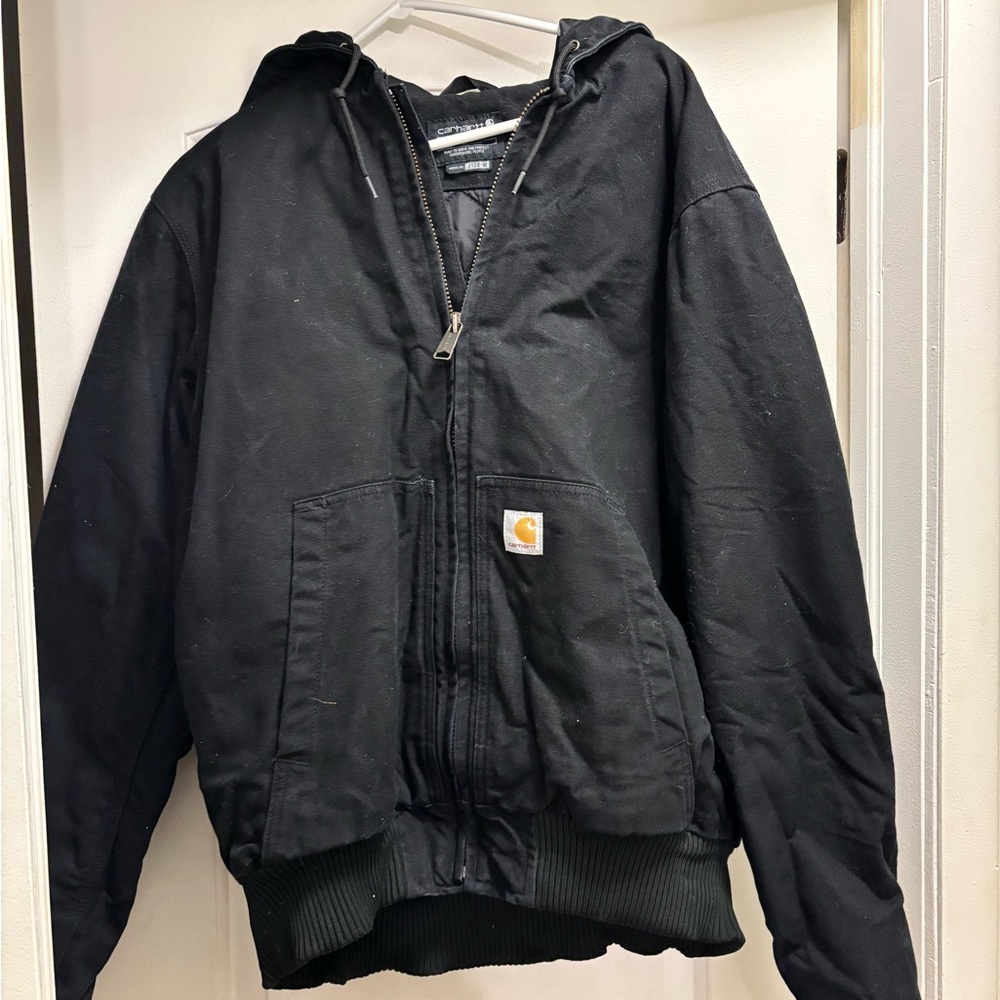 Carhartt Men's Black Loose Fit Jacket